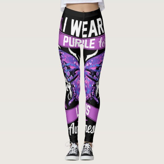 Lupus Awareness Leggings (Vorderseite)