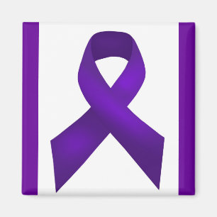 Lupus Awareness Lila Ribbon Magnet