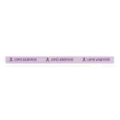 Lupus Awareness Lila Ripsband (Vorderseite)