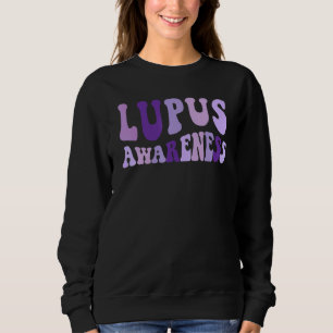 Lupus Awareness Lupus Warrior Lila Band 2 Sweatshirt