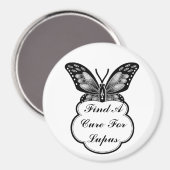 Lupus Awareness Magnet (Vorderseite/Rückseite)