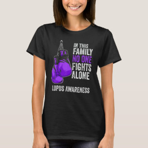 Lupus Awareness Montag Gloves Lila Band T-Shirt