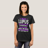 Lupus Awareness Month Lupus Warrior Purple Ribbon T-Shirt (Vorne ganz)