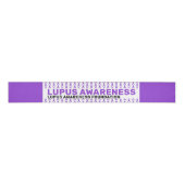 Lupus Awareness Pattern Ribbon Ripsband (Vorderseite)