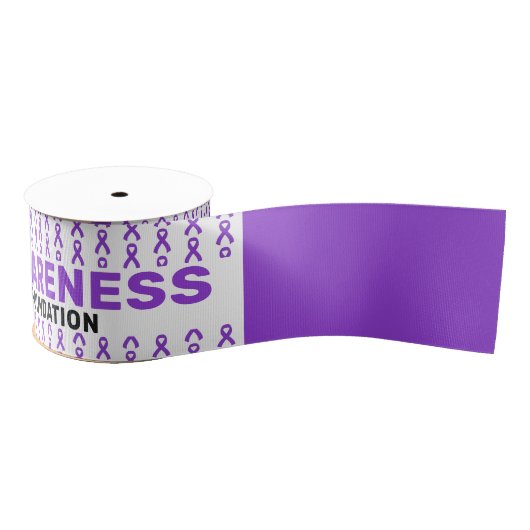 Lupus Awareness Pattern Ribbon Ripsband (Spule)