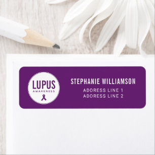 Lupus Awareness Ribbon Lila