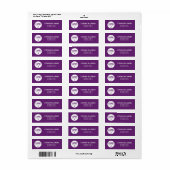 Lupus Awareness Ribbon Lila (Vorne)