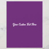 Lupus Awareness Ribbon Lila Flyer (Hinten)