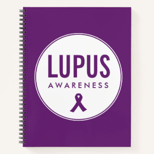 Lupus Awareness Ribbon Lila Notizblock