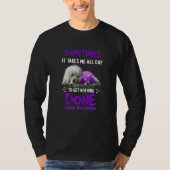 Lupus Awareness Ribbon Your Battle My Battle Dog T-Shirt (Vorderseite)