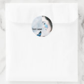 Lupus Awareness Runder Aufkleber (Tasche)