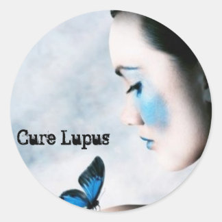 Lupus Awareness Runder Aufkleber