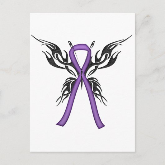 Lupus Awareness - Stammesschmetterling Postkarte (Vorderseite)
