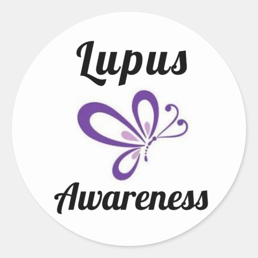 Lupus Awareness Stickers (Vorderseite)