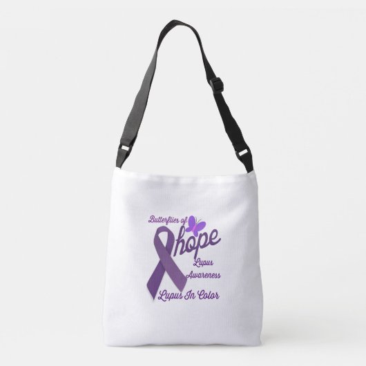 Lupus Awareness Tragetaschen Mit Langen Trägern (Rückseite)
