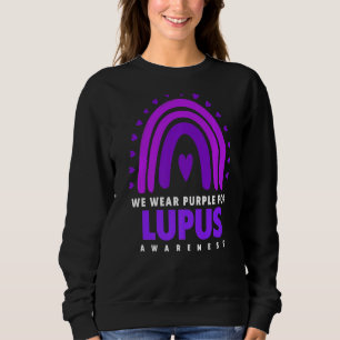 Lupus Awareness We Wear Lila für Lupus Awarene Sweatshirt