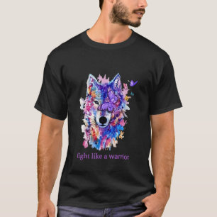 Lupus Awareness Wolf kämpft wie ein Krieger T-Shirt