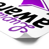 Lupus-Bewusstsein 5 Poster (Ecke)