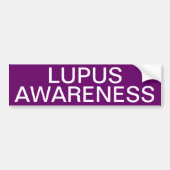 Lupus-Bewusstsein Autoaufkleber (Vorne)