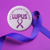 Lupus Bewusstsein chronische Autoimmunerkrankung Button