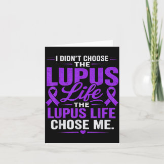 Lupus-Bewusstsein Habe nicht das Lupus-Leben gewäh Karte