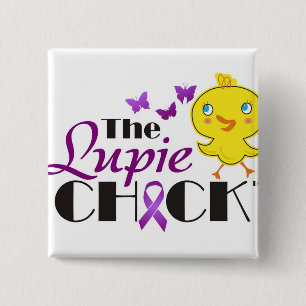 Lupus-Bewusstsein Lupie Küken-Knöpfe Button