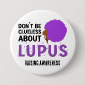 LUPUS-BEWUSSTSEIN sollte nicht unmissverständlich  Button (Vorderseite)