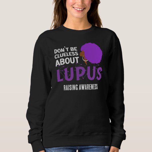 LUPUS-BEWUSSTSEIN sollte nicht unmissverständlich Sweatshirt (Vorderseite)