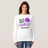 LUPUS-BEWUSSTSEIN sollte nicht unmissverständlich Sweatshirt (Vorne ganz)