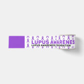 Lupus-Bewusstseins-Schleifenmuster Ripsband (Vorderseite)