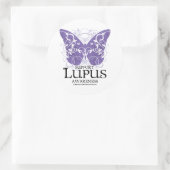 Lupus Butterfly Runder Aufkleber (Tasche)