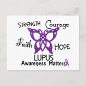 Lupus Celtic Butterfly 3 Postkarte (Vorderseite)