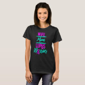 Lupus Ehefrau Mutter Überlebende Kriegerin 3 T-Shirt (Vorne ganz)