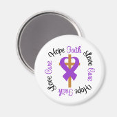 Lupus Faith Hope Liebe Cross Magnet (Vorderseite/Rückseite)