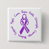 Lupus Fight Cure Hope Logo Button (Vorderseite)