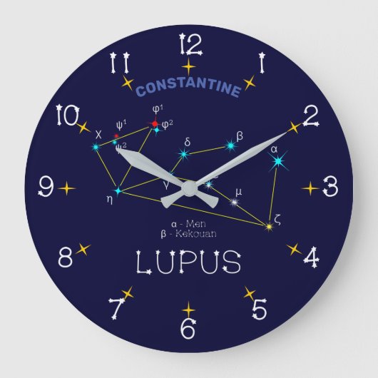 Lupus Große Wanduhr (Vorderseite)