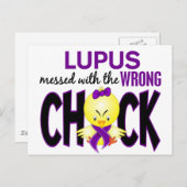 Lupus hat sich mit dem falschen Schwanz verständig Postkarte (Vorne/Hinten)