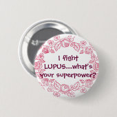 Lupus-Held-Knopf Button (Vorne & Hinten)