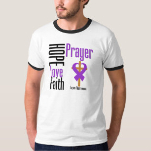 Lupus-Hoffnungs-Liebe-Glauben-Gebets-Kreuz T-Shirt