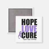Lupus-Hoffnungs-Liebe-Heilung Magnet (Vorderseite/Rückseite)