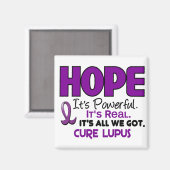 Lupus HOPE 1 Magnet (Vorderseite/Rückseite)