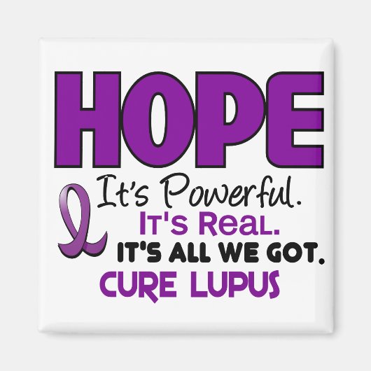 Lupus HOPE 1 Magnet (Vorne)