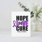 Lupus Hope Liebe Cure Postkarte (Stehend Vorderseite)