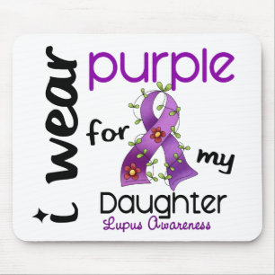 Lupus I ABNUTZUNG LILA FÜR MEINE TOCHTER 43 Mousepad
