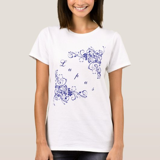 Lupus im Blau T-Shirt (Vorderseite)