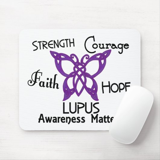 Lupus-keltischer Schmetterling 3 Mousepad (Mit Mouse)