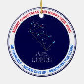 Lupus Keramik Ornament (Hinten)