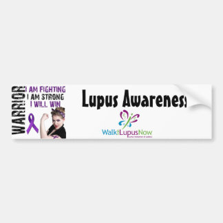 Lupus-Krieger Autoaufkleber