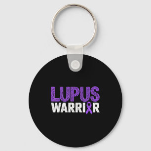 Lupus Krieger Kämpfer Überlebender SLE Bewusstsein Schlüsselanhänger