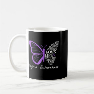 Lupus-Krieger Schmetterling Bewusstsein violettes  Kaffeetasse